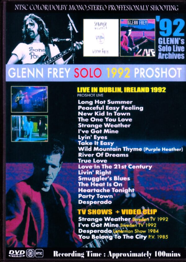 Glenn Frey/Ireland 1992 & more - Image 2