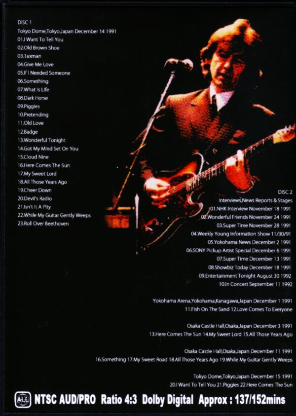 Eric Clapton,George Harrison/Japan Tour 1991 - Image 2