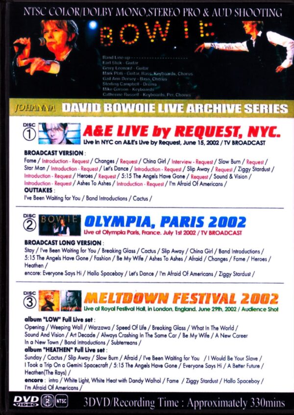 David Bowie/2002 Tour Compile - Image 2