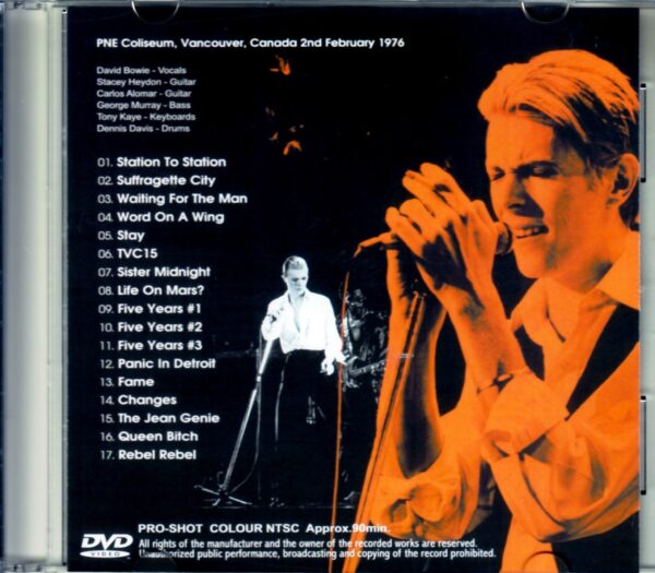 David Bowie/Canada 1976 - Image 2