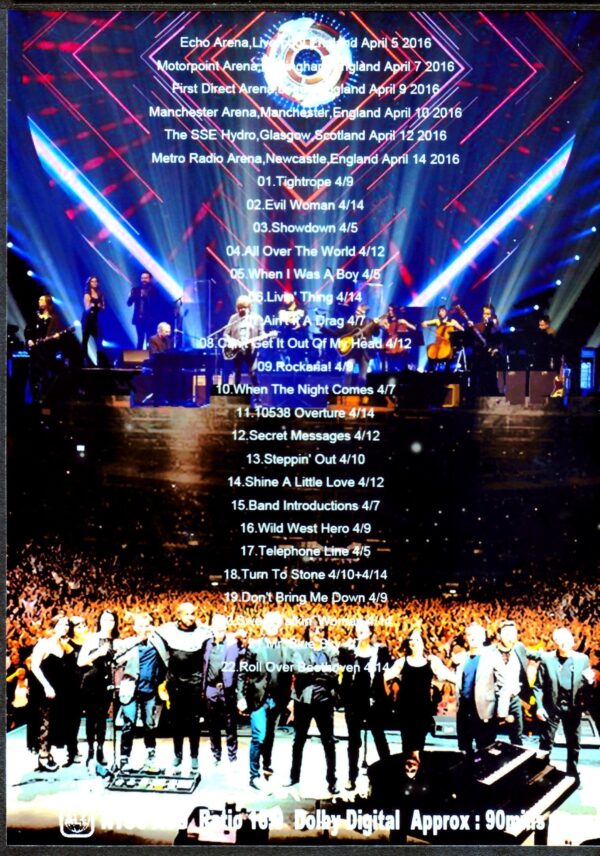 ELO Electric Light Orchestra/UK Tour 5th-14th.April.2016 - Image 2