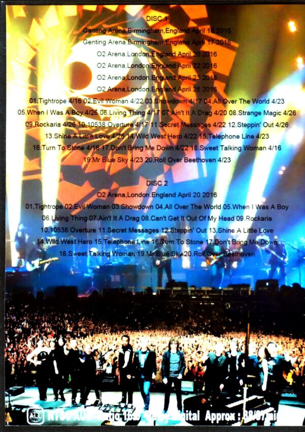 ELO Electric Light Orchestra/UK Tour 16th-20th.April.2016 - Image 2