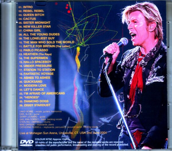 David Bowie/CT,USA 2004 2-Cam - Image 2