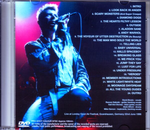 David Bowie/Germany 1996 - Image 2