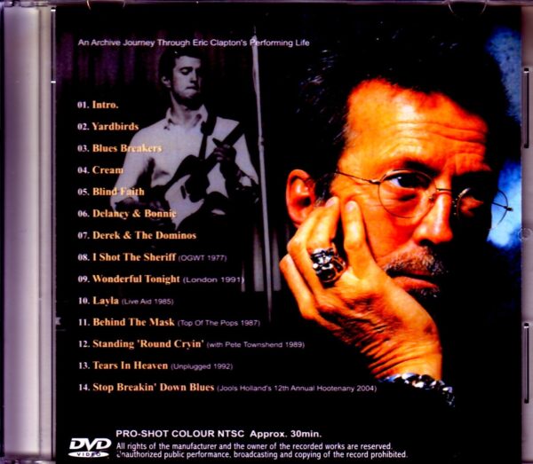 Eric Clapton/BBC UK Broadcast 2004 - Image 2