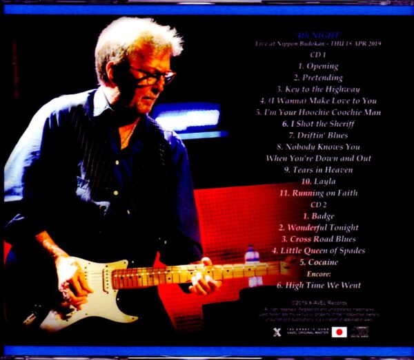 Eric Clapton/Tokyo,Japan 4.18.2019 MK4 Master Ver. - Image 2