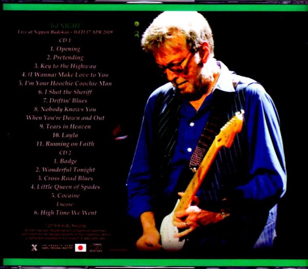 Eric Clapton/Tokyo,Japan 4.17.2019 MK4 Master Ver. - Image 2