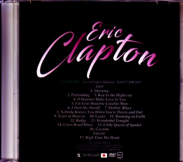 Eric Clapton/Tokyo,Japan 4.17.2019 MK4 Master Ver. - Image 3