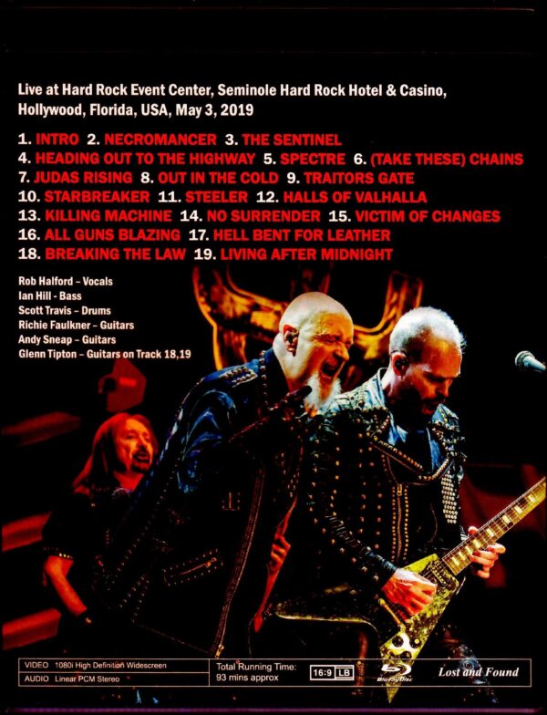 Judas Priest / FL,USA 2019 Blu-Ray Ver. - Image 2