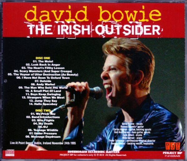 David Bowie/Ireland 1995 - Image 2