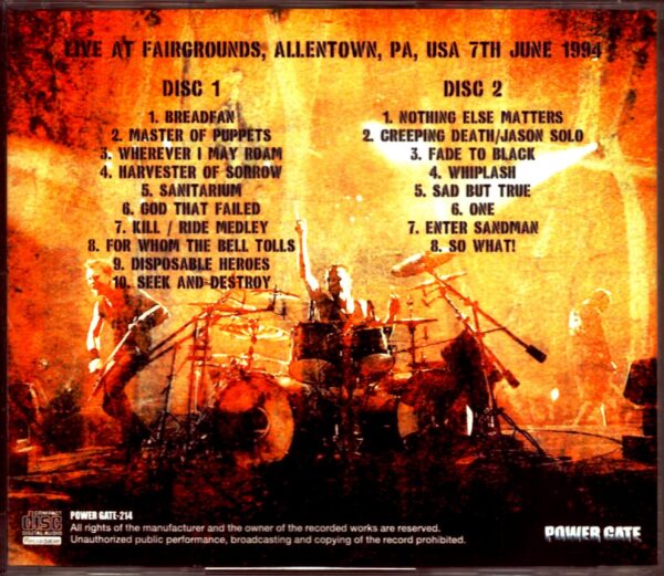 Metallica/PA, USA 1994 - Image 2