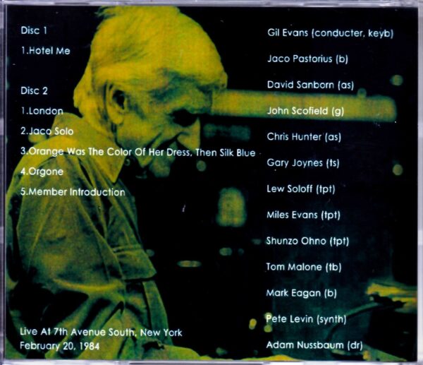 Gil Evans,Jaco Pastorius,David Sanborn/NY,USA 2.20.1984 - Image 2
