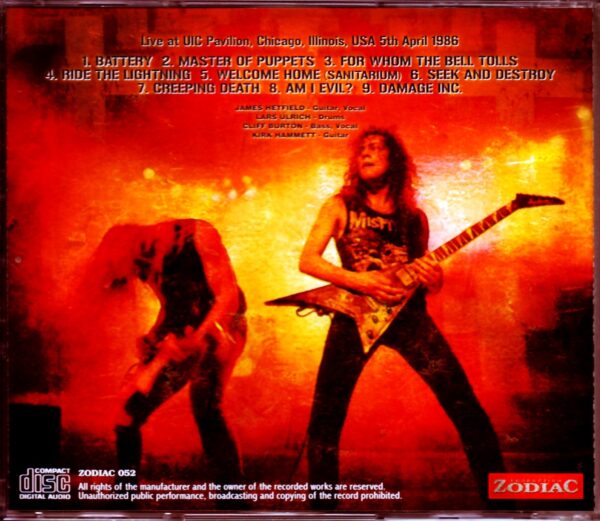 Metallica/IL,USA 4.5.1986 - Image 2