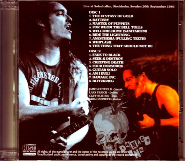 Metallica/Sweden 1986 - Image 2