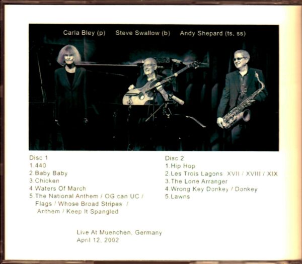 Carla Bley Trio/Germany 2002 - Image 2