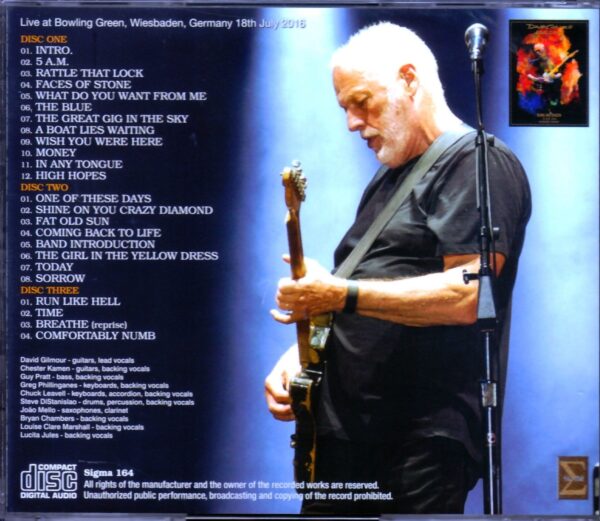 David Gilmour/Germany 7.18.2016 - Image 2