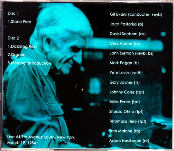 Gil Evans,Jaco Pastorias,David Sanborn/NY,USA 3.19.1984 - Image 2