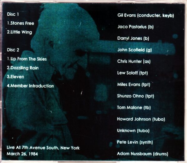 Gil Evans,Jaco Pastorias,Darryl Jones/NY,USA 3.26.1984 - Image 2