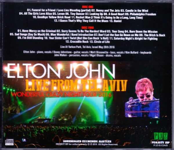 Elton John/Israel 2016 - Image 2