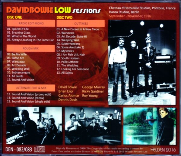 David Bowie/Low Sessions - Image 2
