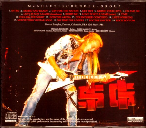 McAuley Schenker Group/CO, USA 1988 - Image 2