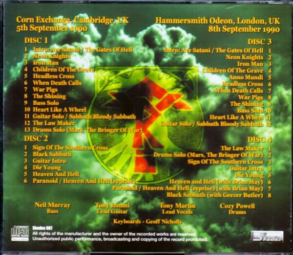 Black Sabbath/UK 1990 2Days - Image 2