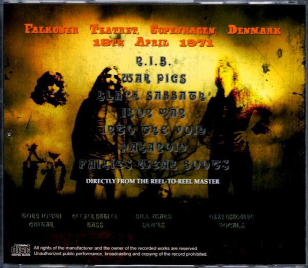 Black Sabbath/Denmark 1971 - Image 2