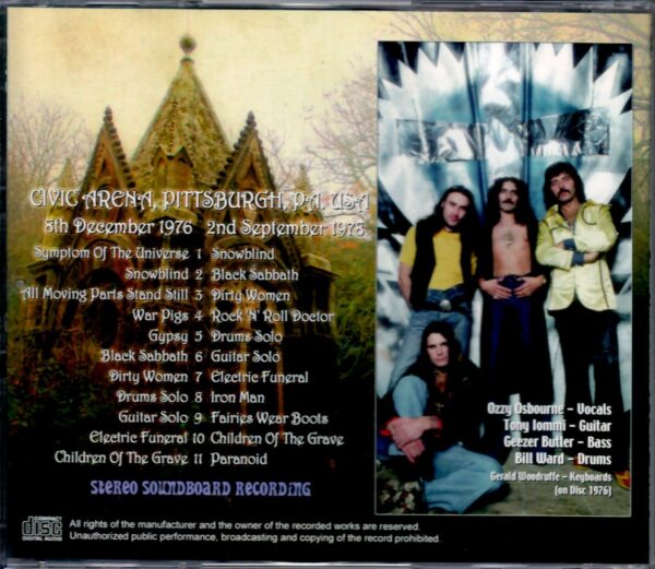 Black Sabbath/PA, USA 1976 & 1978 - Image 2