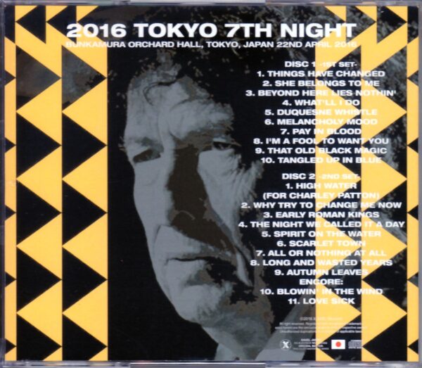 Bob Dylan/Tokyo,Japan 4.22.2016 Upgrade - Image 2