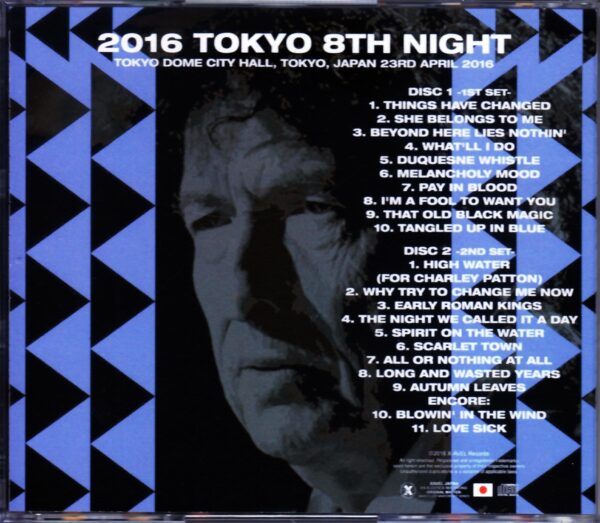 Bob Dylan/Tokyo,Japan 4.23.2016 Upgrade - Image 2