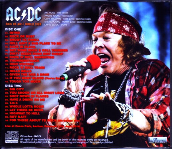 AC/DC,AXL/DC,Axl Rose/Denmark 2016 - Image 2