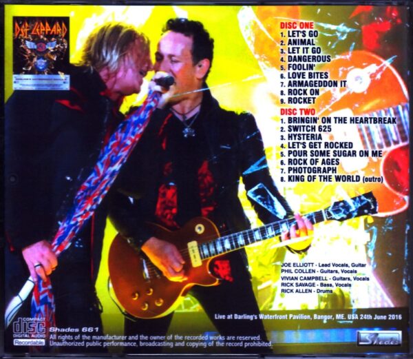 Def Leppard/ME, USA 2016 - Image 2