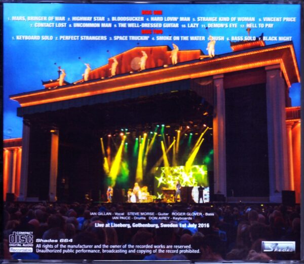 Deep Purple/Sweden 2016 - Image 2