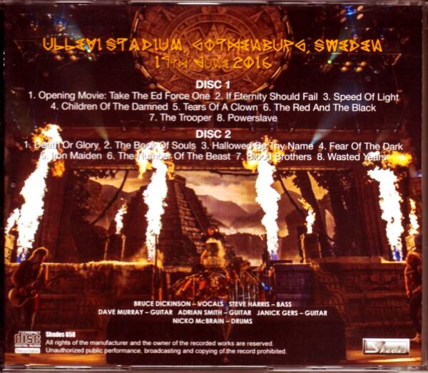 Iron Maiden/Sweden 2016 - Image 2