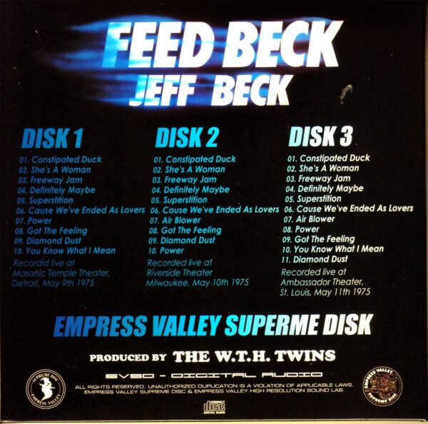 Jeff Beck/USA Tour 1975 - Image 2