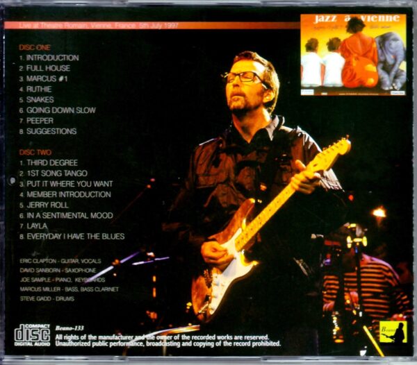 Eric Clapton Legends/France 1997 - Image 2