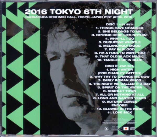 Bob Dylan/Tokyo,Japan 4.21.2016 Upgrade - Image 2