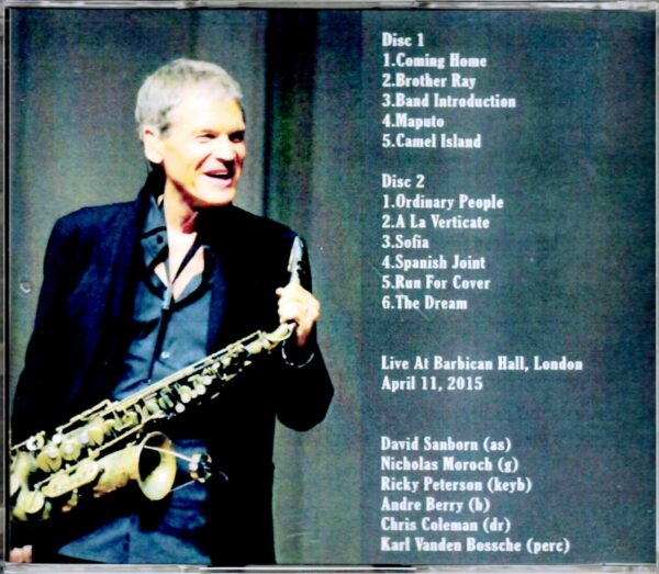 David Sanborn/London,UK 2015 - Image 2