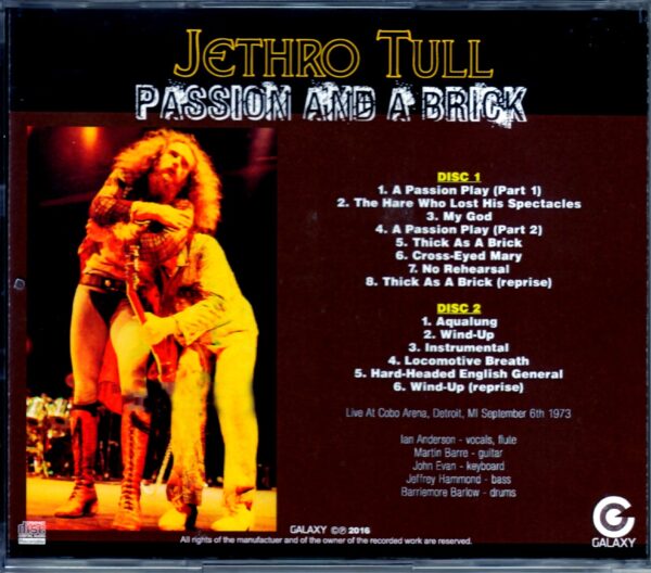 Jethro Tull/Mi, USA 1973 - Image 2