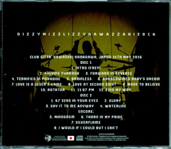 Dizzy Mizz Lizzy/Kanagawa,Japan 2016 - Image 2