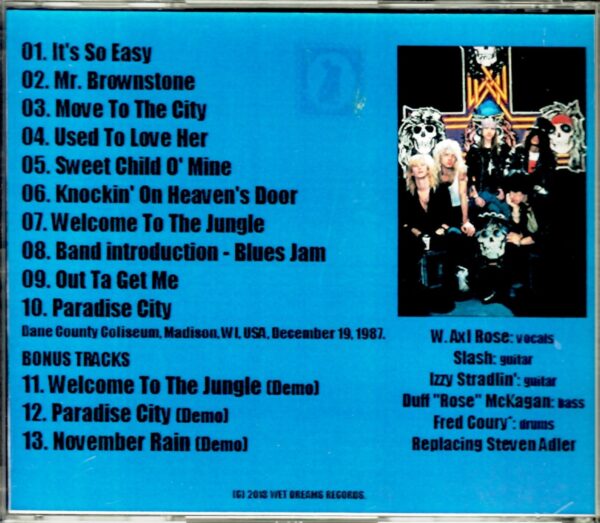 Guns N’ Roses/Wi,USA 1987 - Image 2