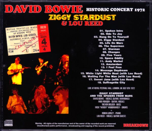 David Bowie,Lou Reed/London,UK 1972 - Image 2