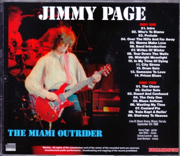 Jimmy Page/Fl,USA 1988 - Image 2