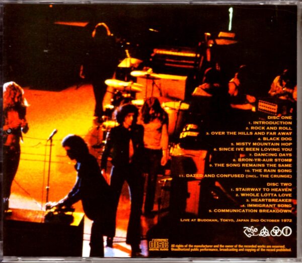 Led Zeppelin/Tokyo,Japan 10.2.1972 - Image 2