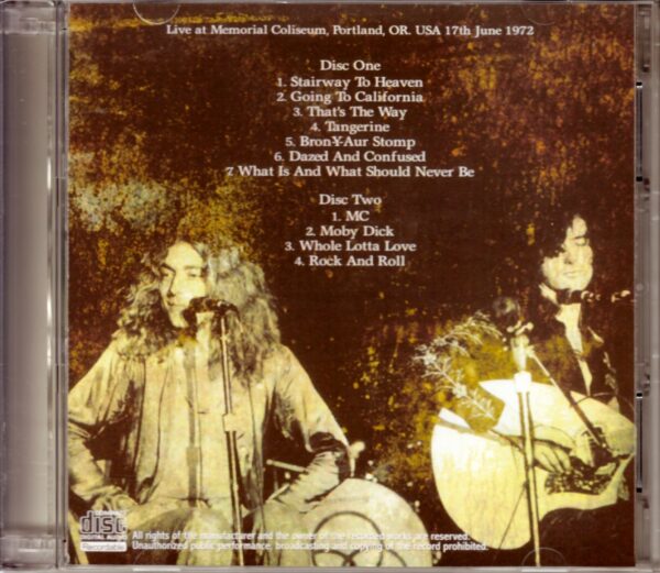 Led Zeppelin/Or, USA 1972 - Image 2