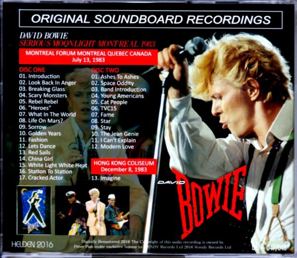 David Bowie/Canada 1983 & more - Image 2