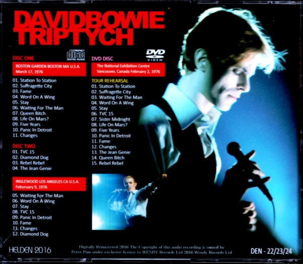 David Bowie/Ma, USA 1976 & more - Image 2