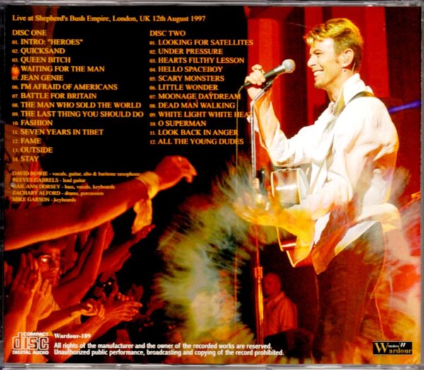 David Bowie/London,UK 8.12.1997 - Image 2