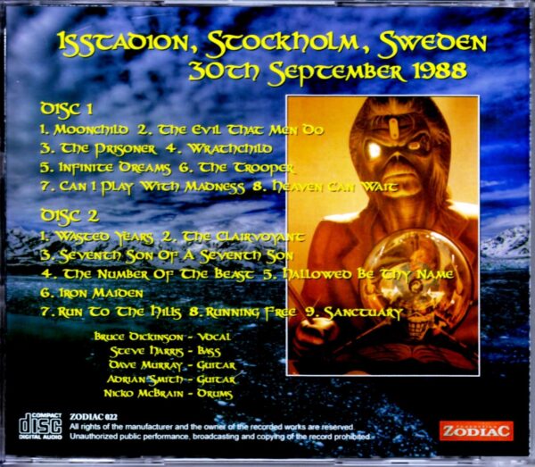 Iron Maiden/Sweden 1988 - Image 2
