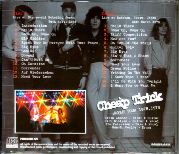 Cheap Trick/Aichi,Japan 1978 & more - Image 2